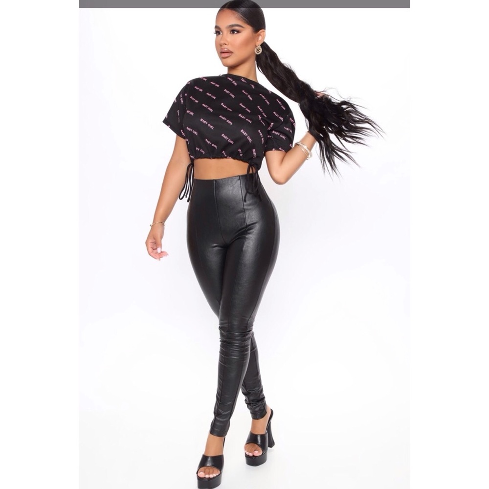 NWT Fashion Nova Faux Leather Leggings